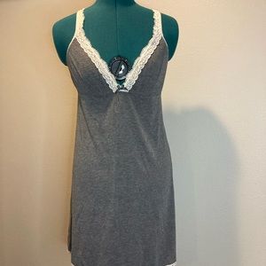 Grey chemise sleeping dress